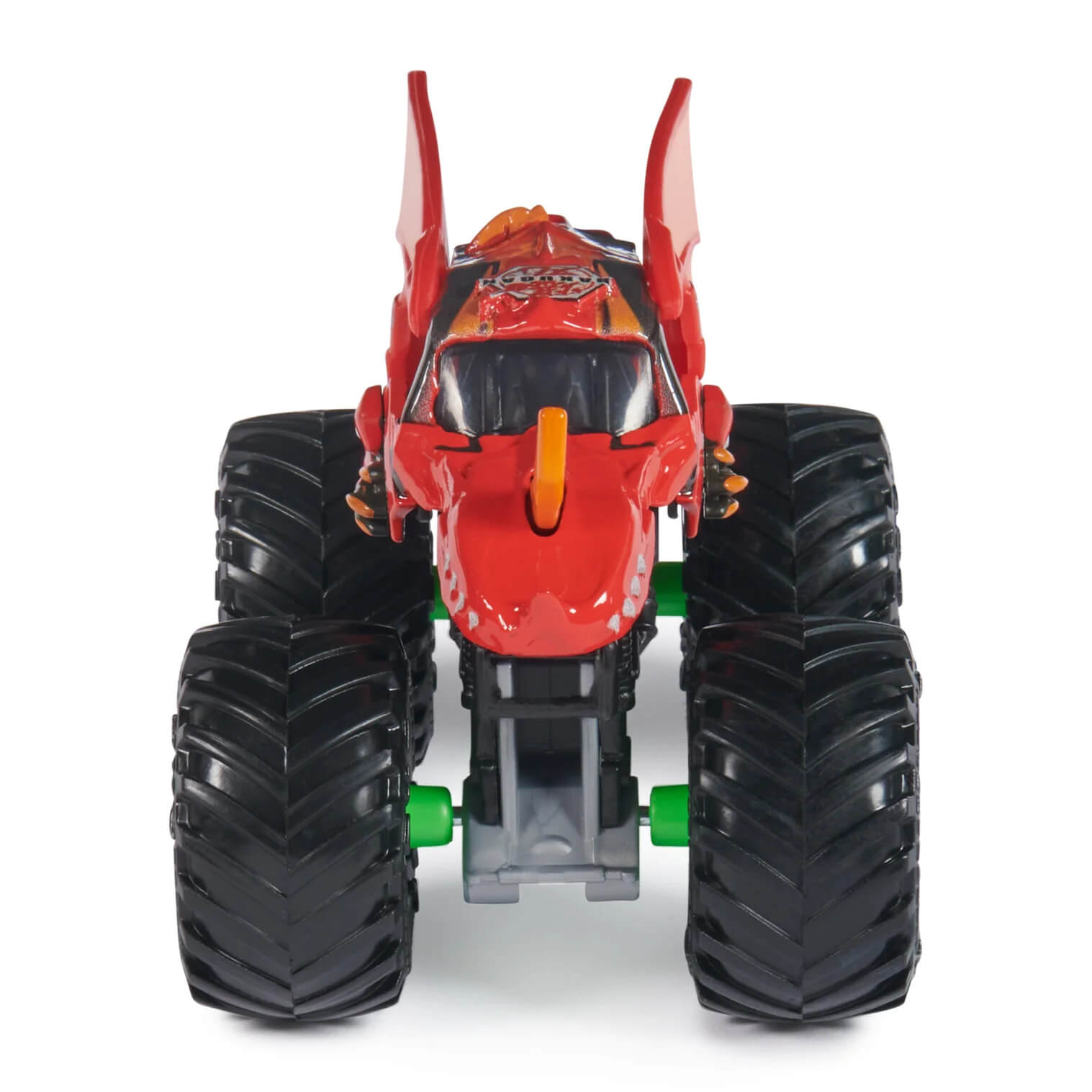 Front view of the Monster Jam Series 33 Bakugan Dragonoid 1:64 Scale Diecast Monster Truck