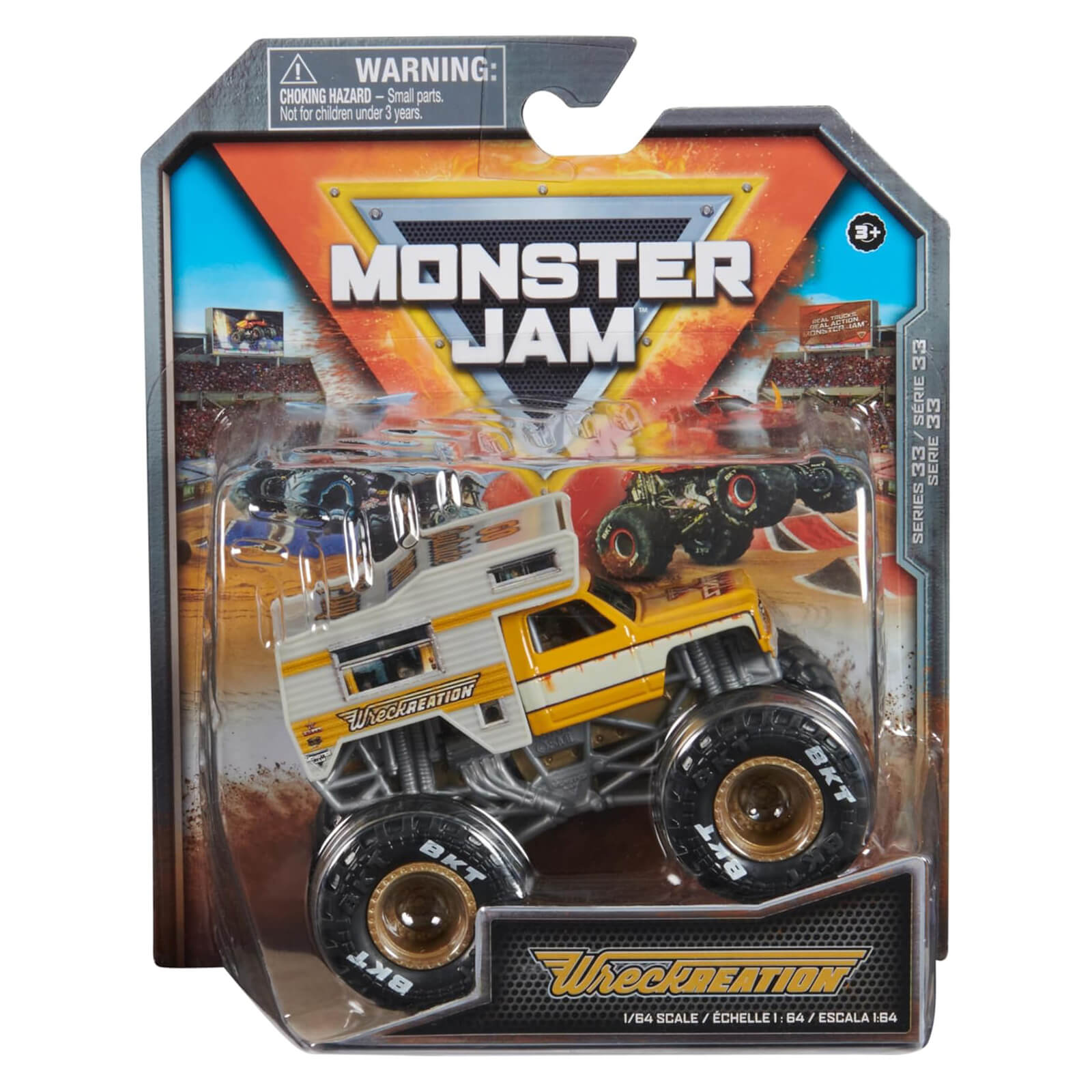 Monster Jam Series 33 Wreckcreation 1:64 Scale Diecast Monster Truck