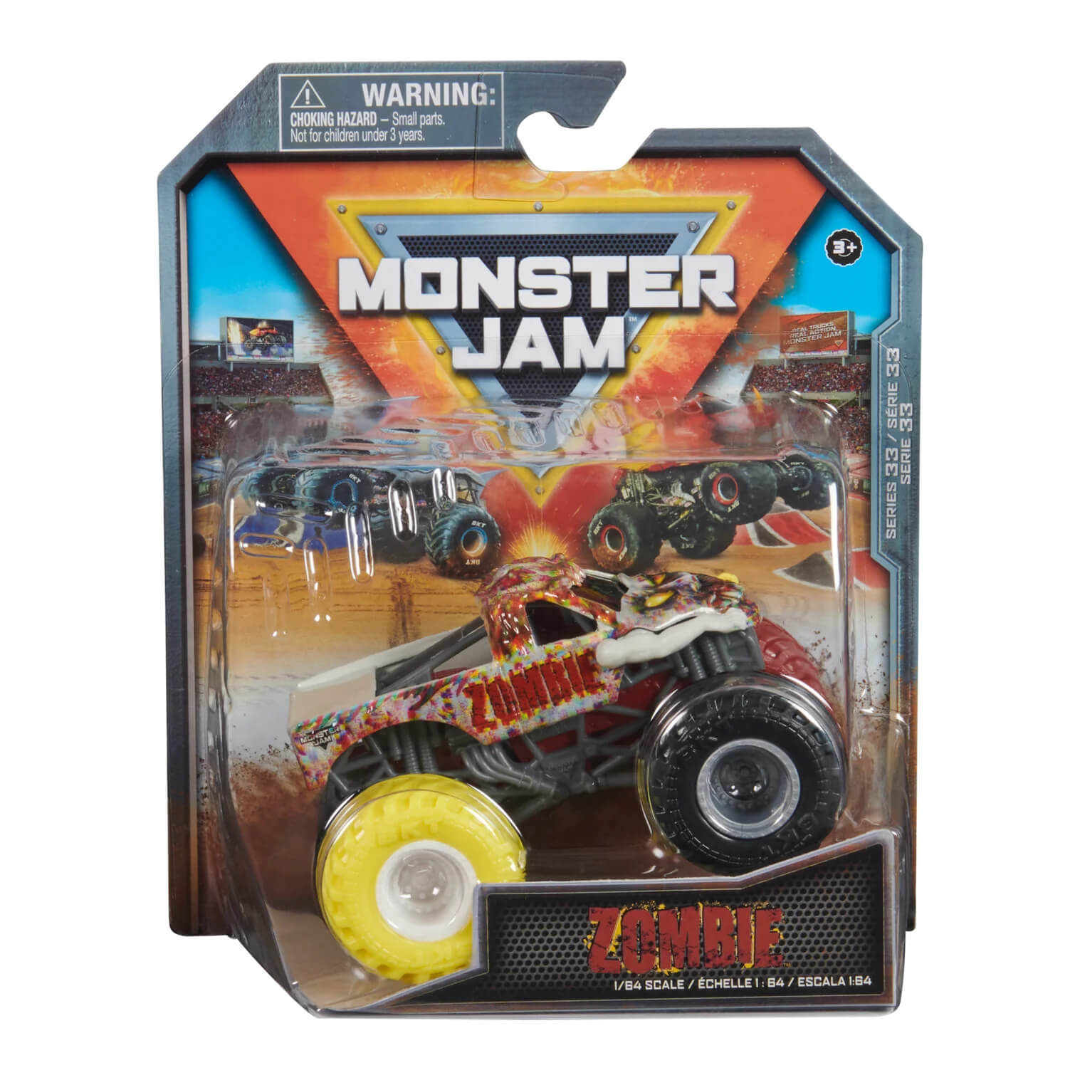 Monster Jam Series 33 Zombie 1:64 Scale Diecast Monster Truck