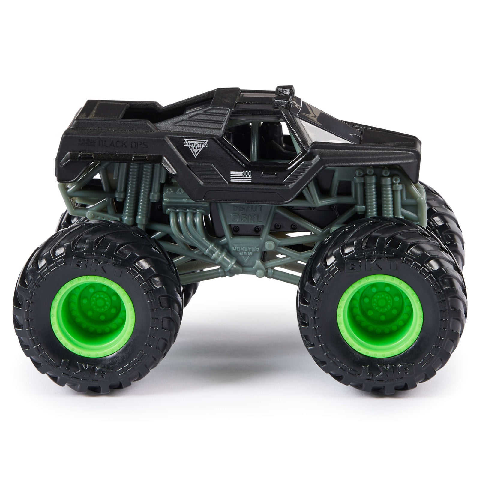 Monster Jam Soldier Fortune Black ops Die-Cast 1:64 Scale Monster Truck