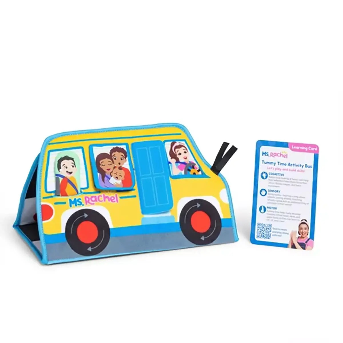 Ms Rachel Tummy Time Activity Bus with learning card