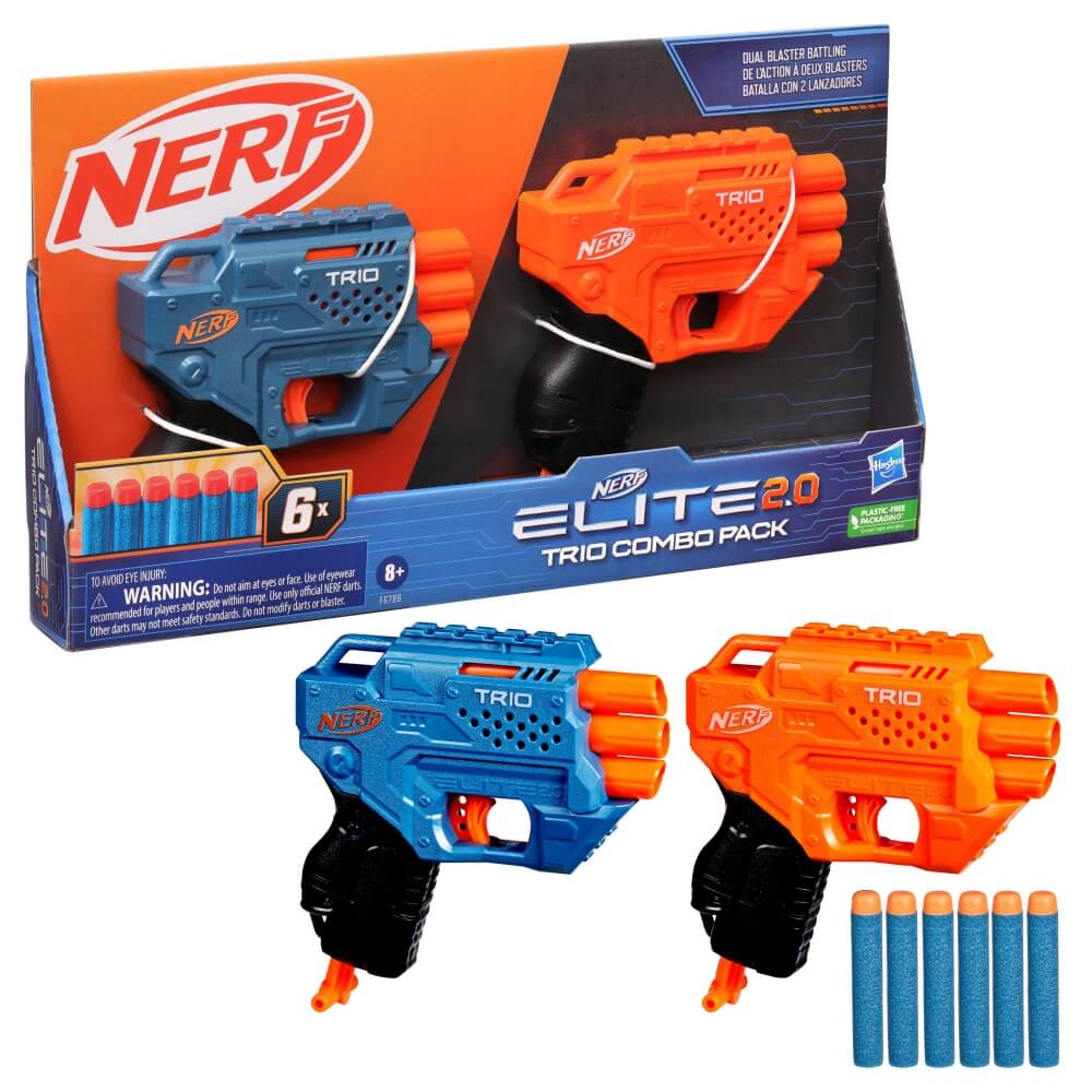 Nerf Elite 2.0 Trio Combo Pack