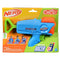 Nerf Elite Junior Racer Easy Play Dart Blaster with 4 Nerf Elite Darts packaging