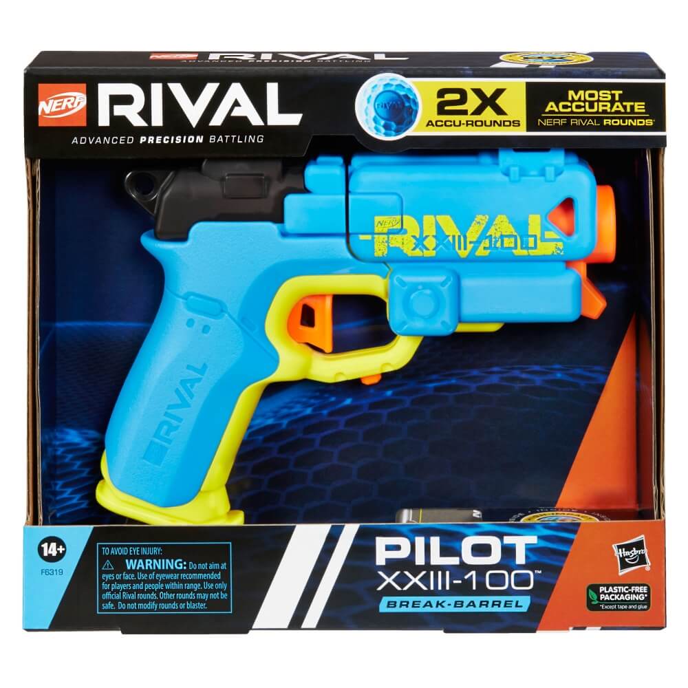 Nerf Rival Pilot XXIII 100 Blaster package