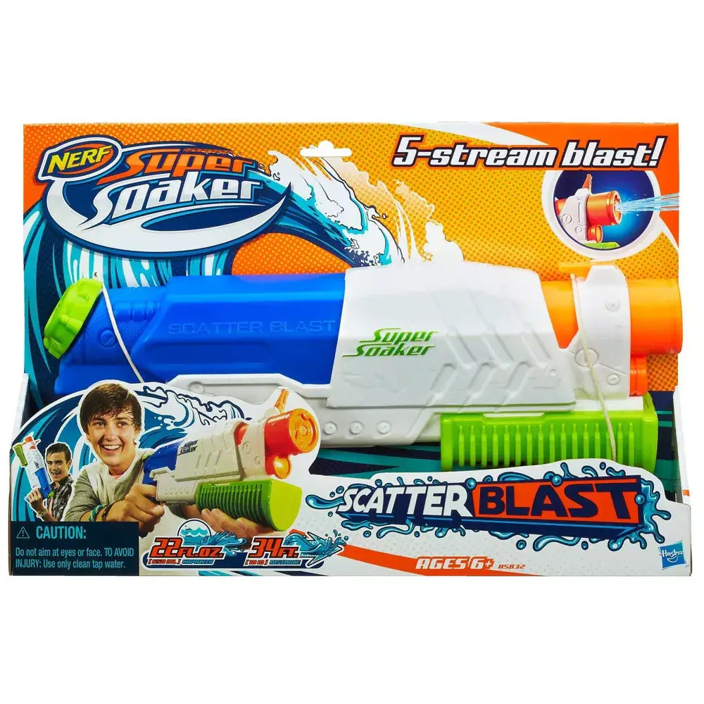 NERF Super Soaker Scatter Blast Water Blaster