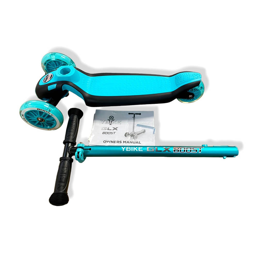 NSG YBIKE GLX Boost 3-Wheel Kick Scooter (Teal)