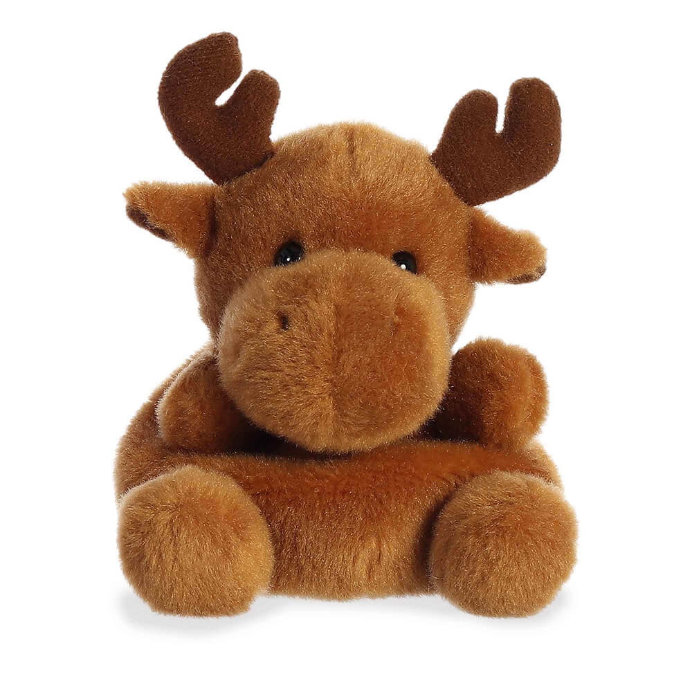 Palm Pals 5" Cinnamon Moose Stuffed Animal front