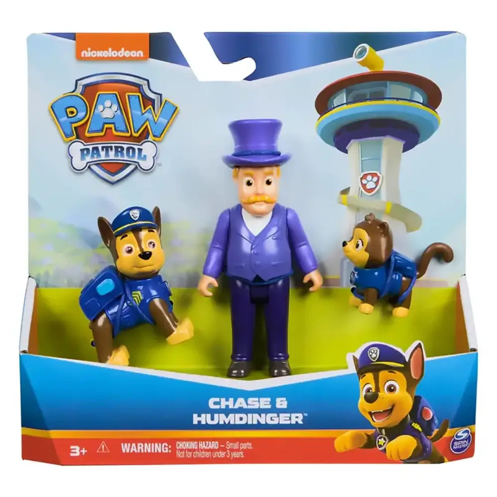 Paw Patrol Chase and Humdinger Figure Play Set packaging