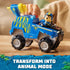 PAW Patrol Jungle Pups Chase's Tiger Vehicle transform to animal mode