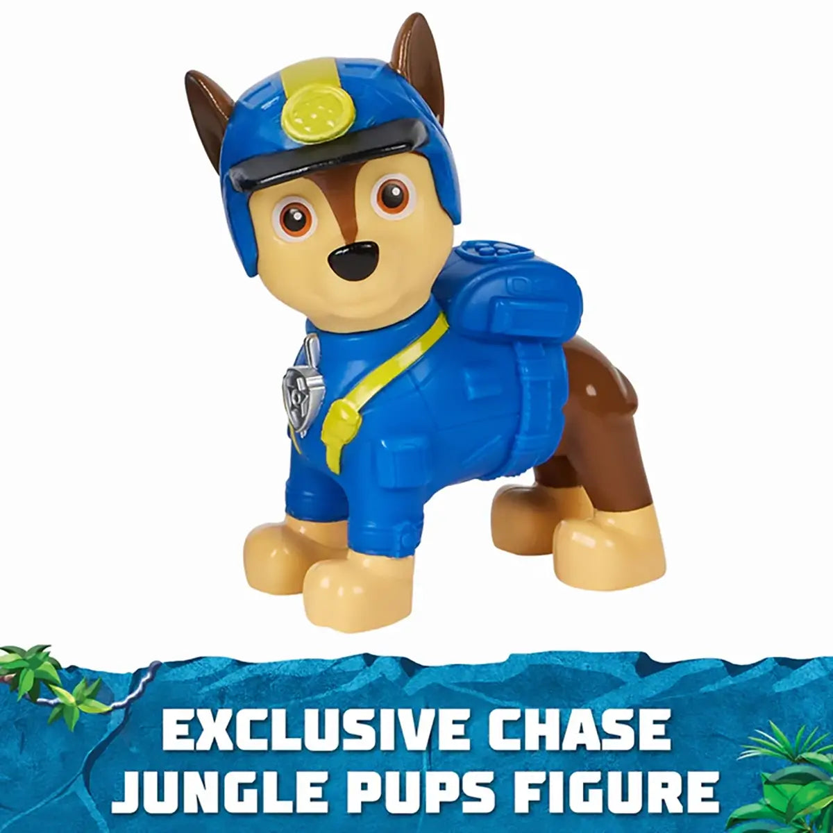 PAW Patrol Jungle Pups Chase's Tiger Vehicle exclusive Chase figure