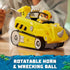 PAW Patrol Jungle Pups Rubble's Rhino Vehicle with horn and wrecking ball