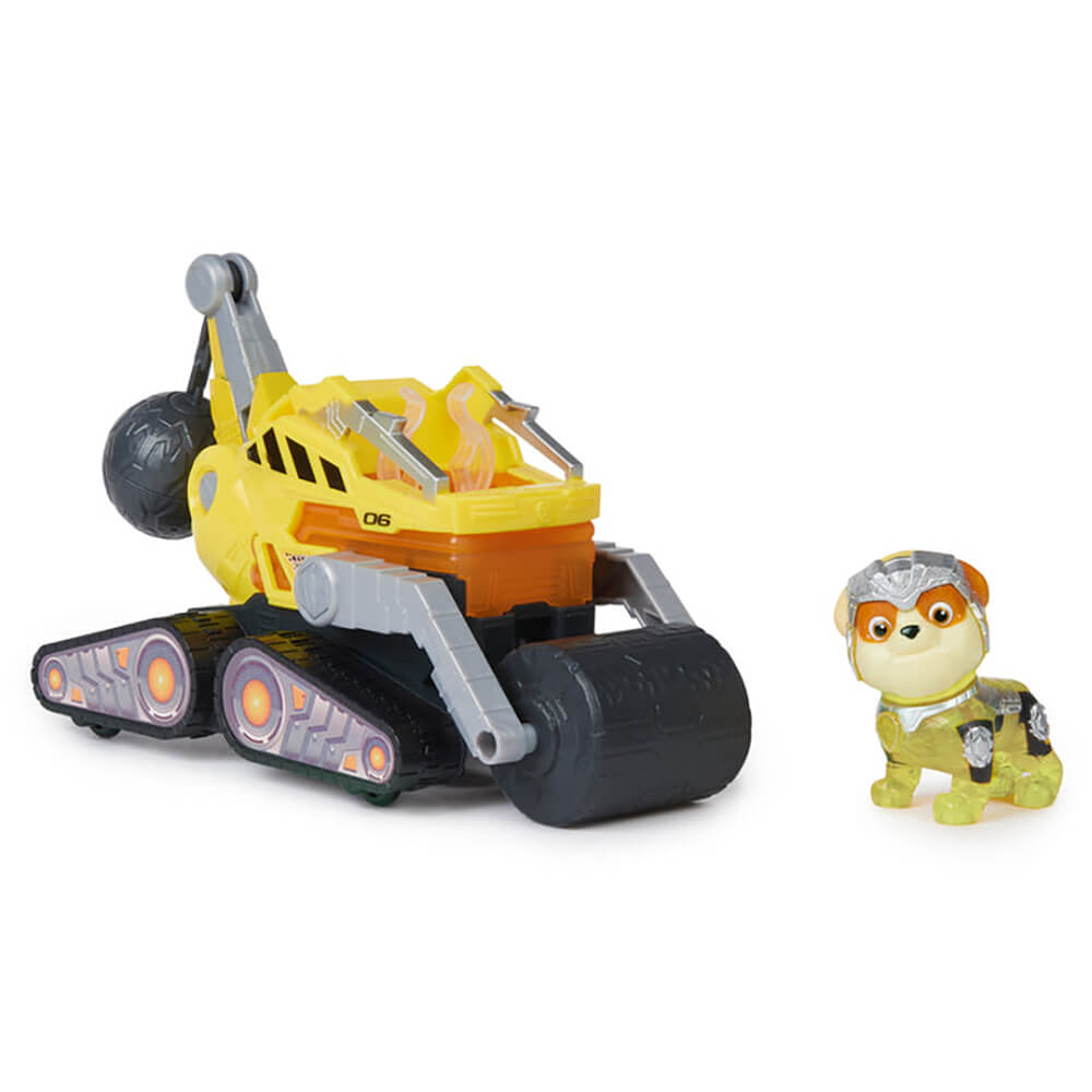 PAW Patrol The Mighty Movie Rubble Vehicle & Figure Set