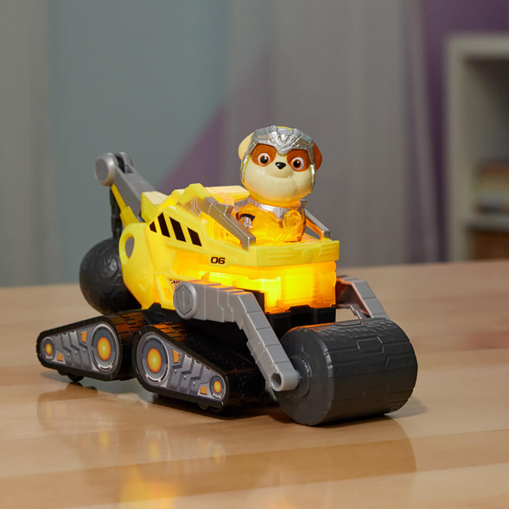 PAW Patrol The Mighty Movie Rubble Vehicle & Figure Set