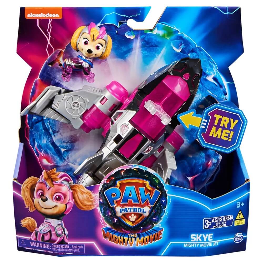 PAW Patrol The Mighty Movie Skye's Mighty Movie Jet Vehicle Set