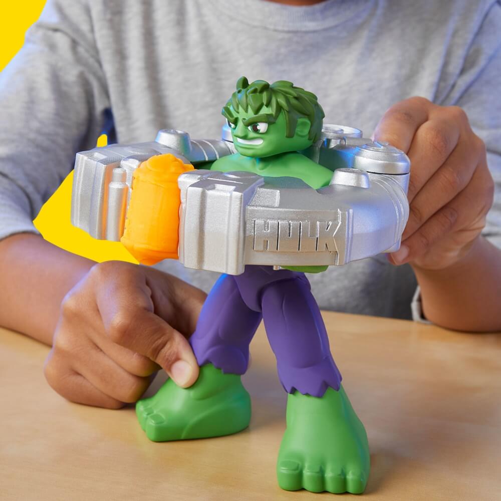 Play-Doh Marvel Hulk Smash & Squish Playset with hands