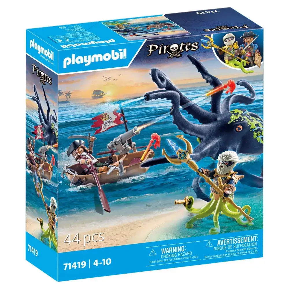 Playmobil Pirates Battle with the Giant Octopus Playset 71419