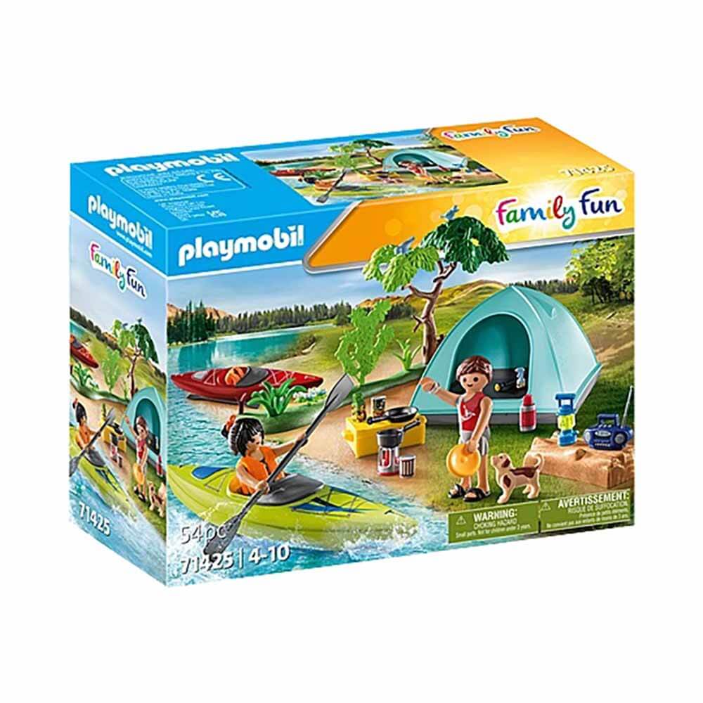 PLAYMOBIL Camping with Campfire Playset