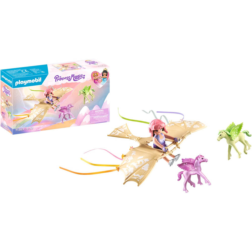 PLAYMOBIL Princess Magic Trip with Pegasus Foals in the Clouds