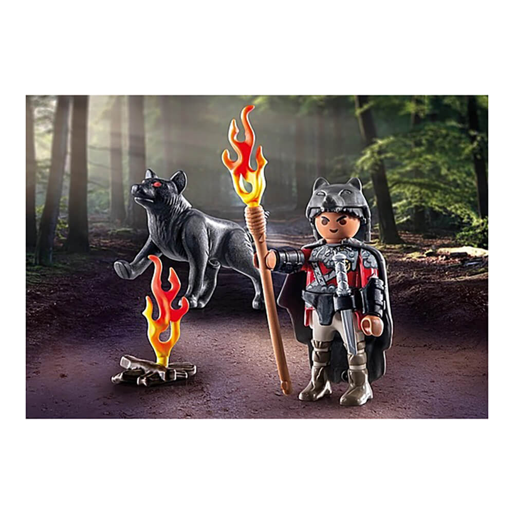 Playmobil Special PLUS Warrior with Wolf History Figure