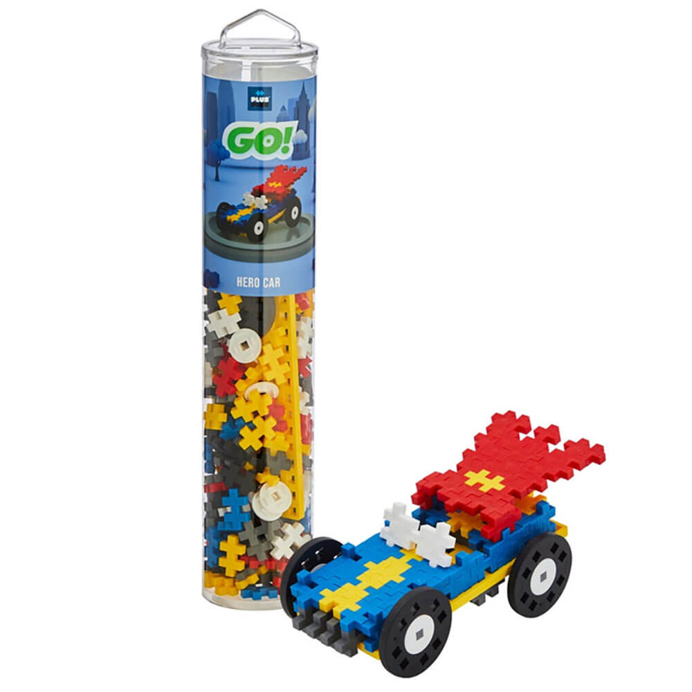 Plus-Plus Tube 200 Piece GO! Hero Car Set