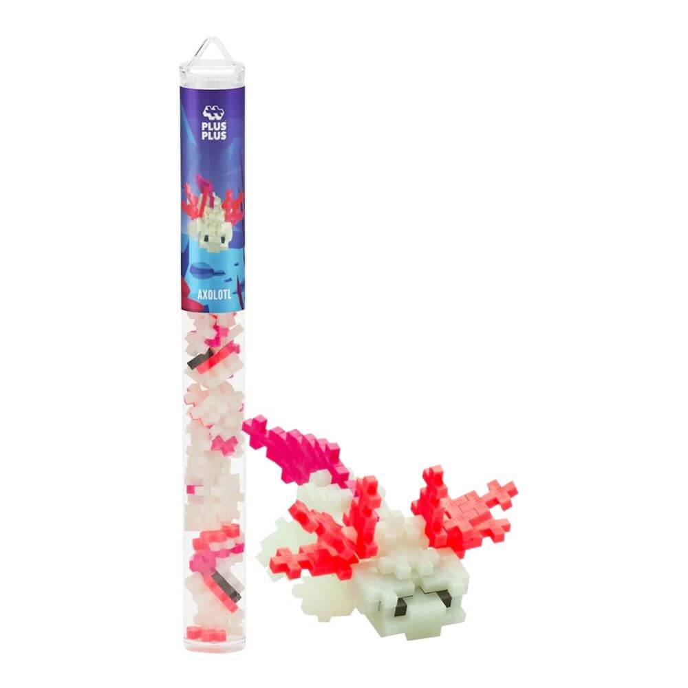 Plus-Plus Tube 70 Piece Axolotl Set