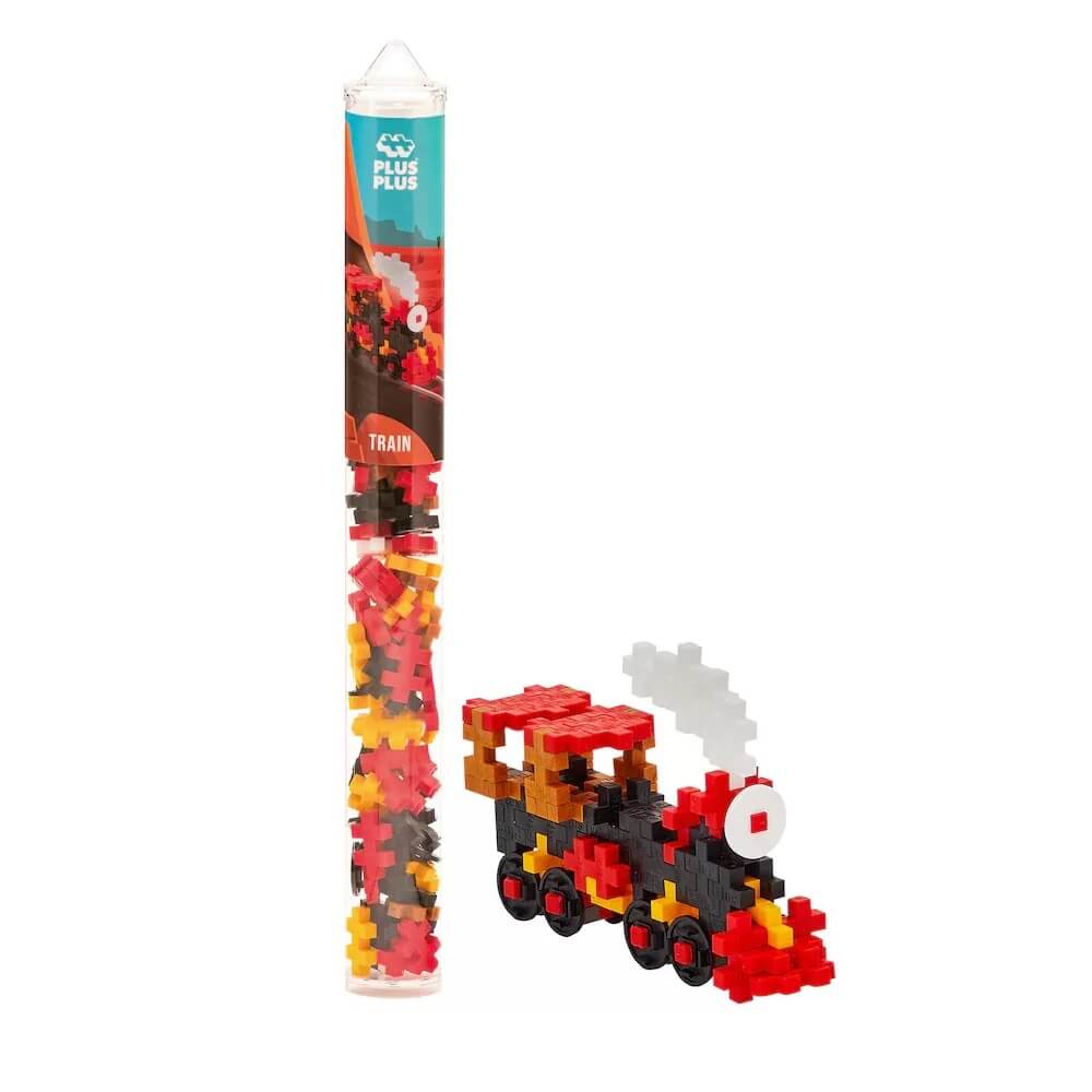 Plus-Plus Tube 70 Piece Train Set