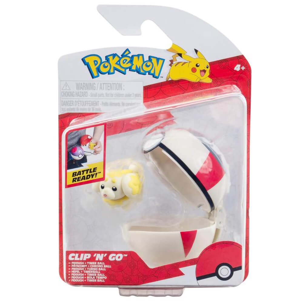 Pokemon Clip 'N' Go Wave 17 Fidough Poke Ball