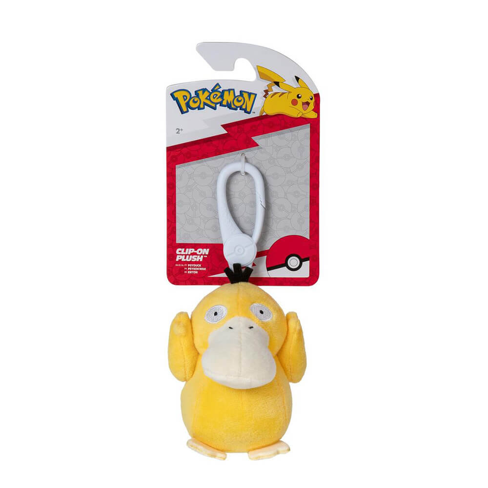 Pokemon Psyduck Clip-On 5 Inch Plush