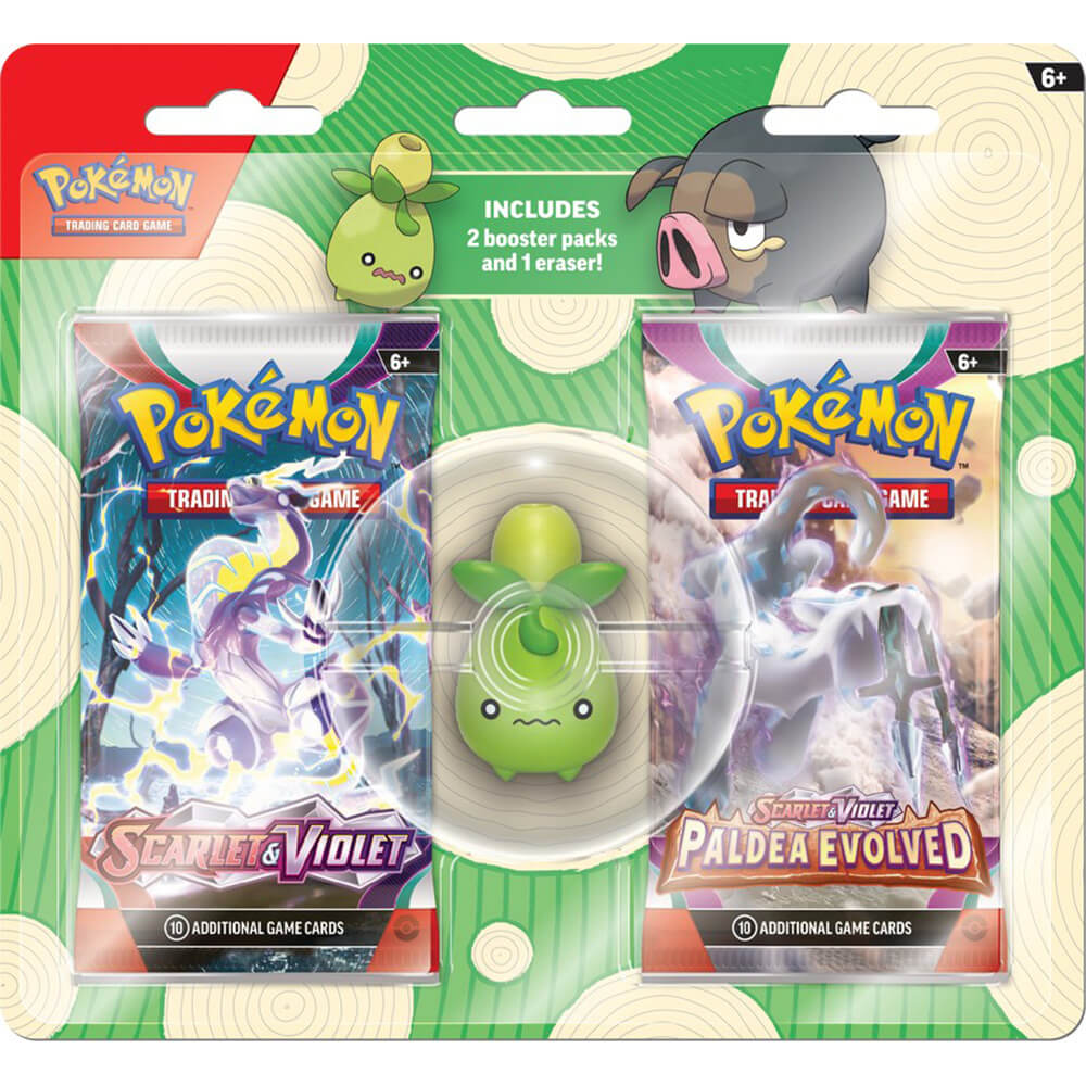 Pokemon TCG Back to School Smoliv Eraser Set (2023)