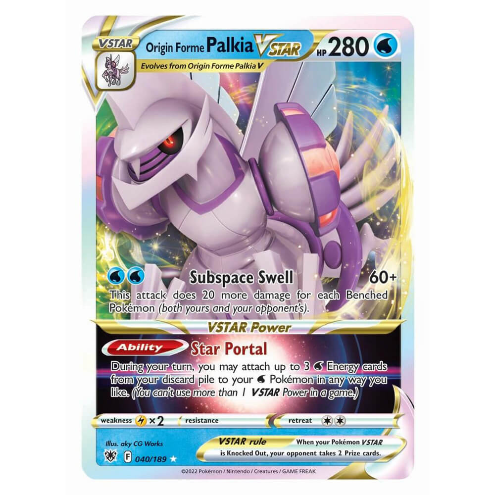 Pokemon TCG Origin Forme Palkia VSTAR League Battle Deck