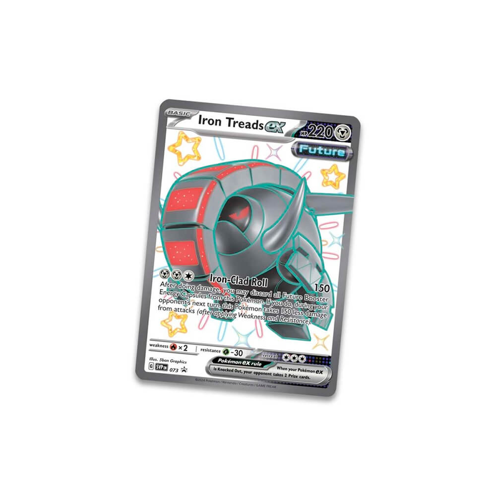 Pokemon TCG Scarlet and Violet Paldean Fates Iron Treads Tin