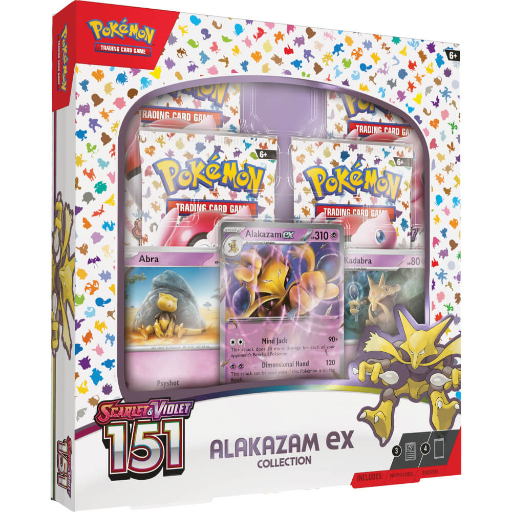 Front photo of Pokemon TCG Scarlet & Violet 151 Collection Alakazam EX