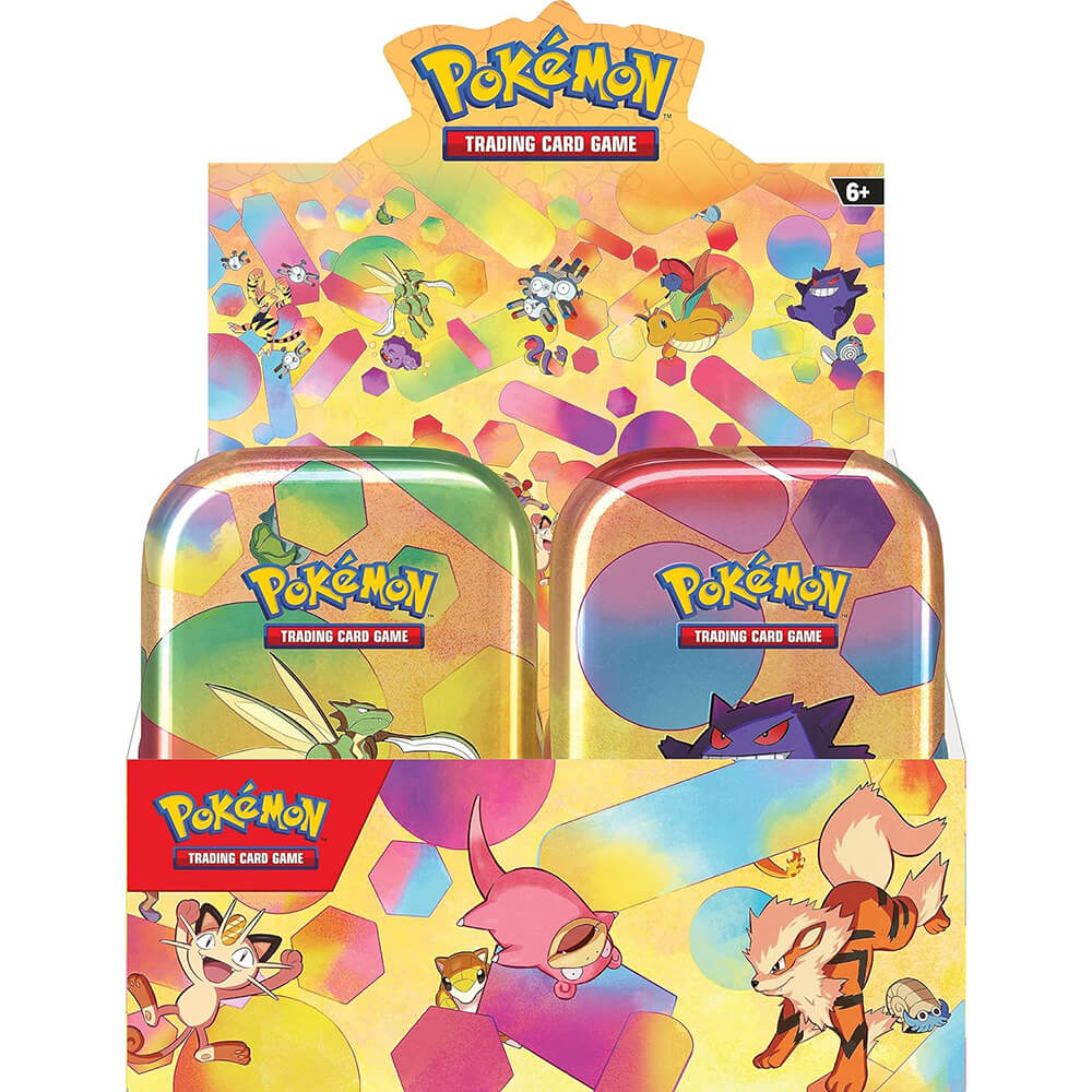 A picture of front box Pokémon TCG: Scarlet & Violet 151 Mini Tin (Randomly Selected)