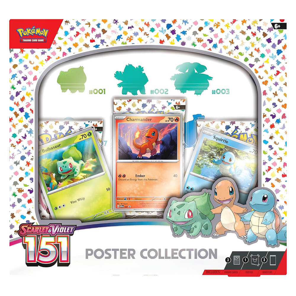 Pokemon TCG Scarlet & Violet 151 Poster Collection front