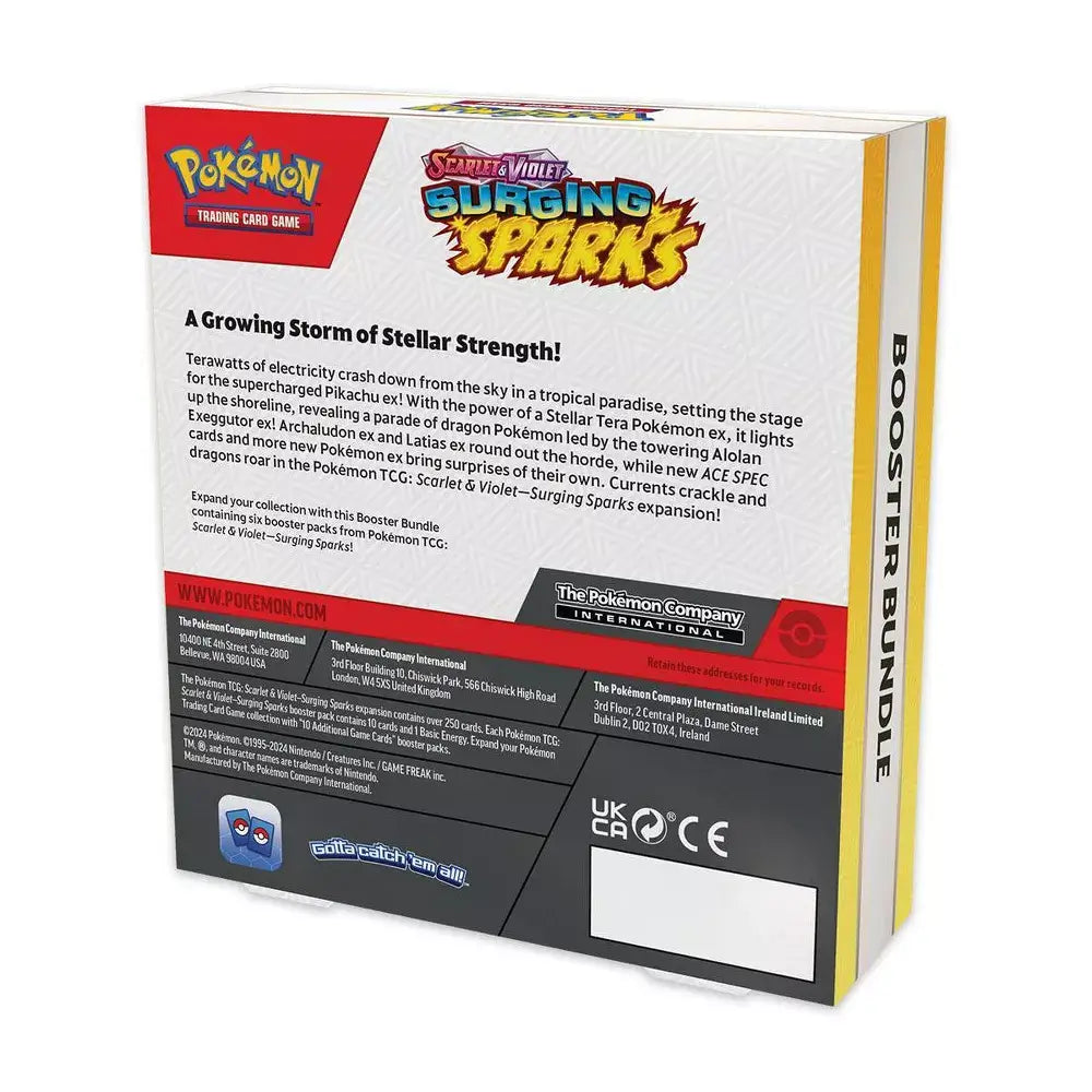 Pokémon TCG Scarlet & Violet 8 Surging Sparks Booster Bundle