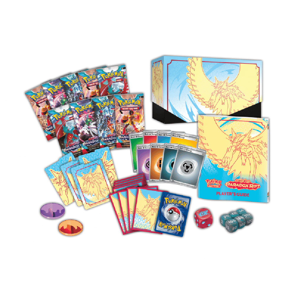 Pokemon TCG Scarlet & Violet-Paradox Rift Elite Trainer Box (Roaring Moon)