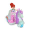 Polly Pocket Mini Unicorn 3 Wheel Scooter and Pink Unicorn Sidekick