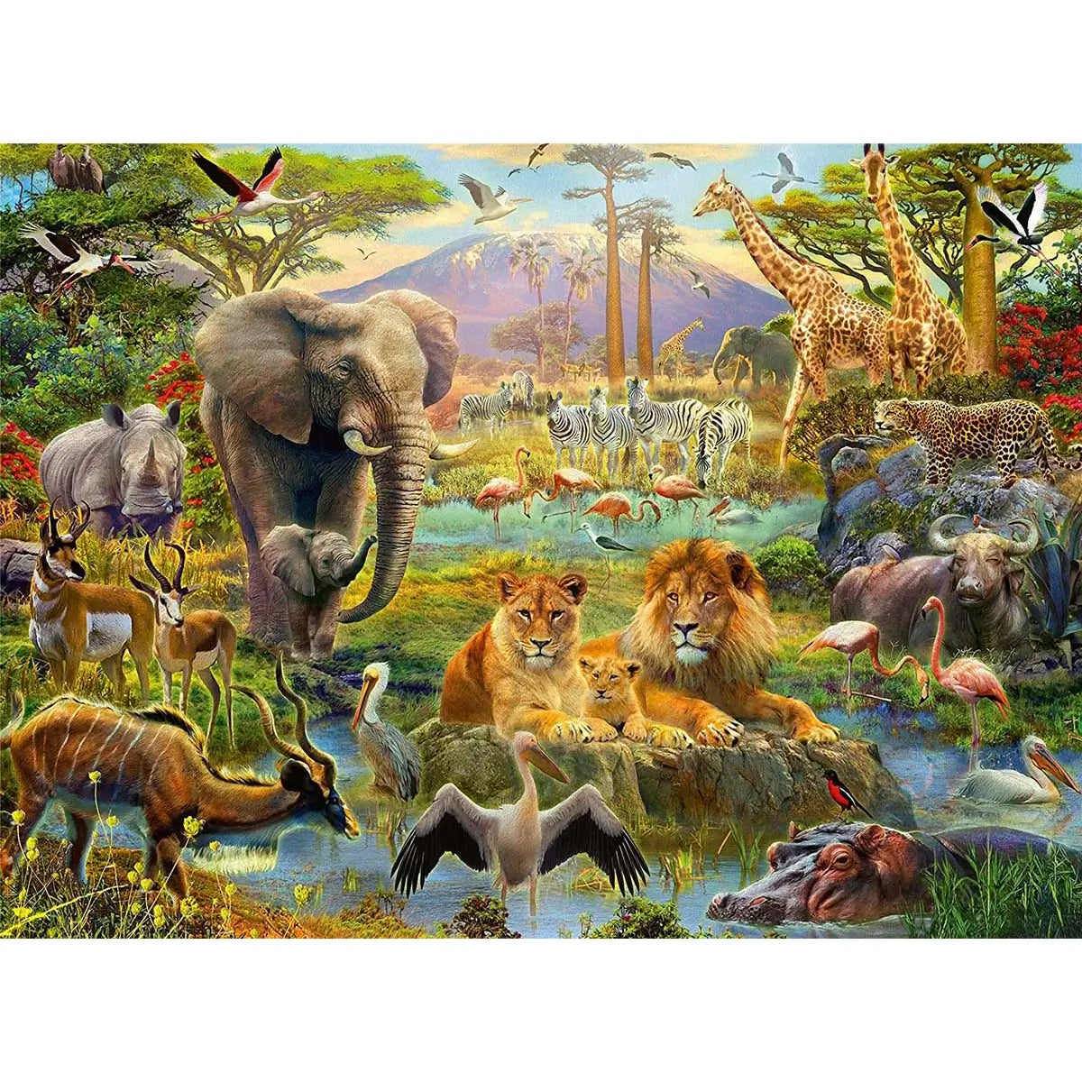 Ravensburger Animals of The Savannah XXL 200 piece Jigsaw Puzzle