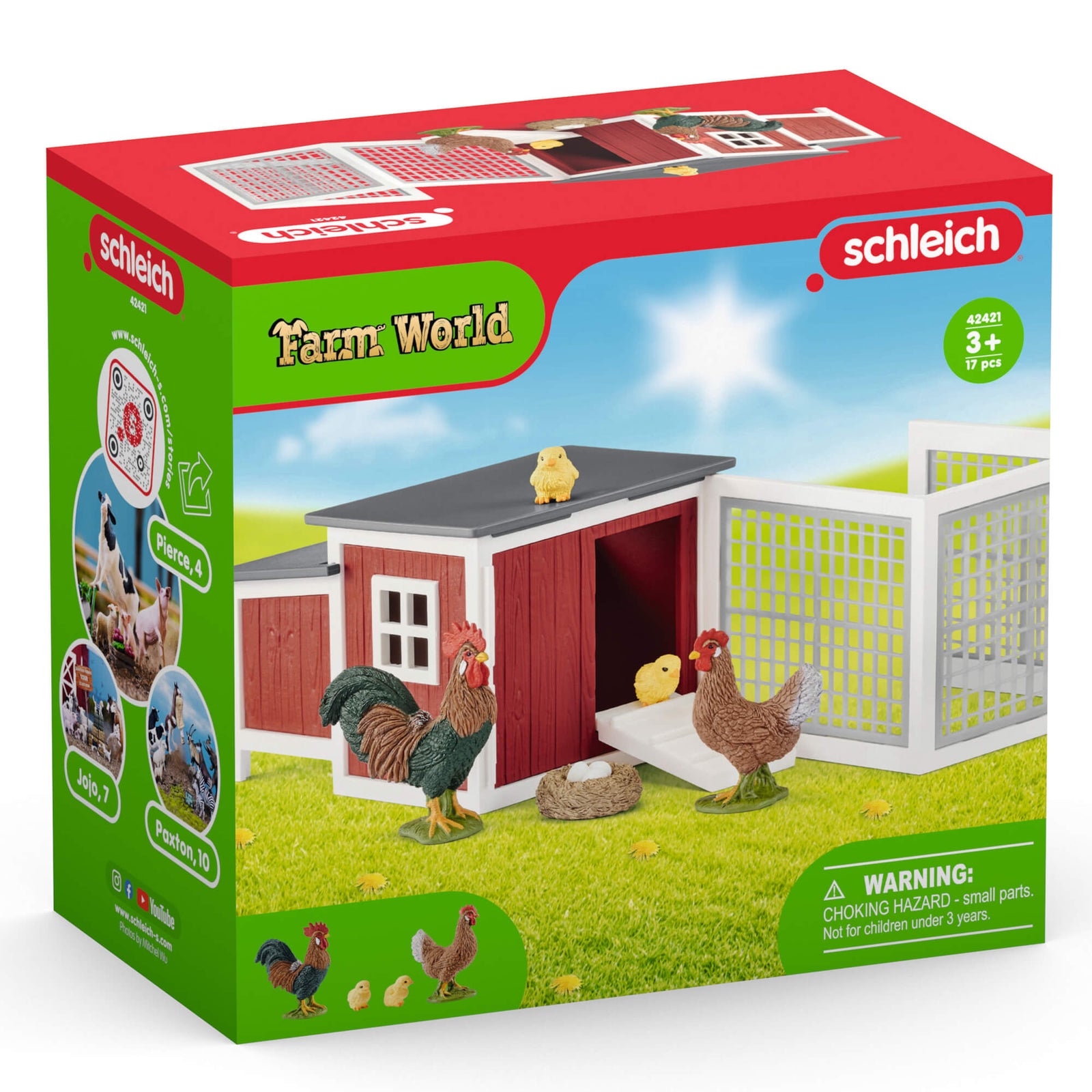 Schleich Farm World Chicken Coop Playset