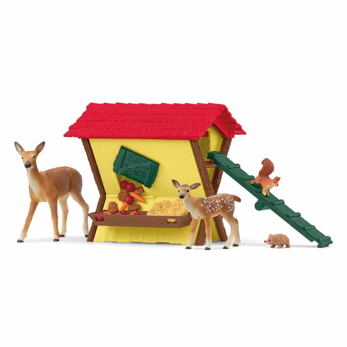 Schleich Farm World Feeding the Forest Animals Set