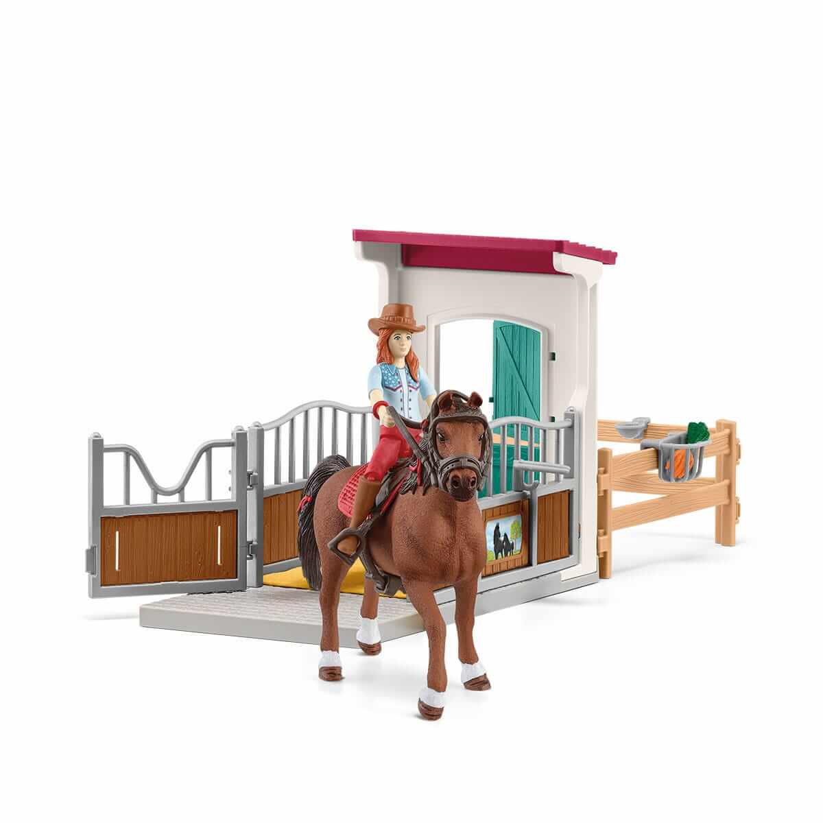 Schleich Horse Club Horse Box with Hannah & Cayenne Set