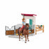 Schleich Horse Club Horse Box with Hannah & Cayenne Set