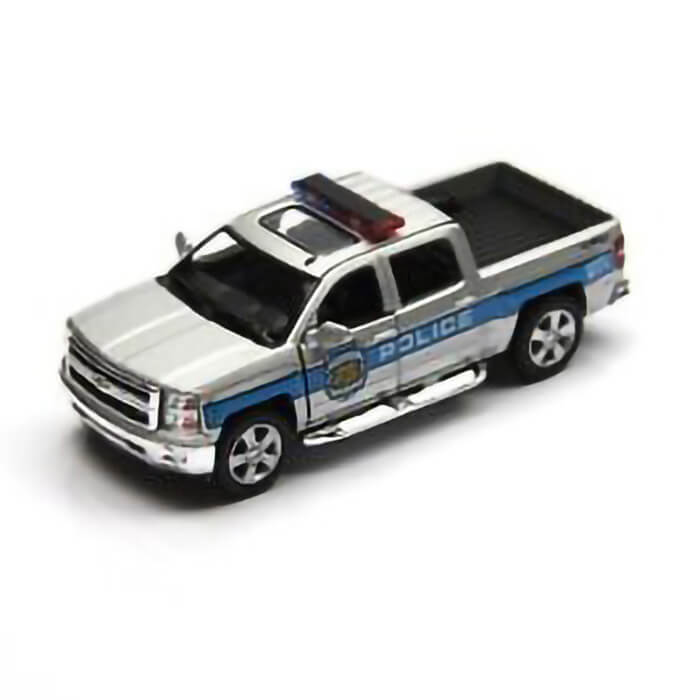 Schylling 2014 Chevrolet Silverado Police 1:32 Scale Diecast Vehicle (Styles Vary)