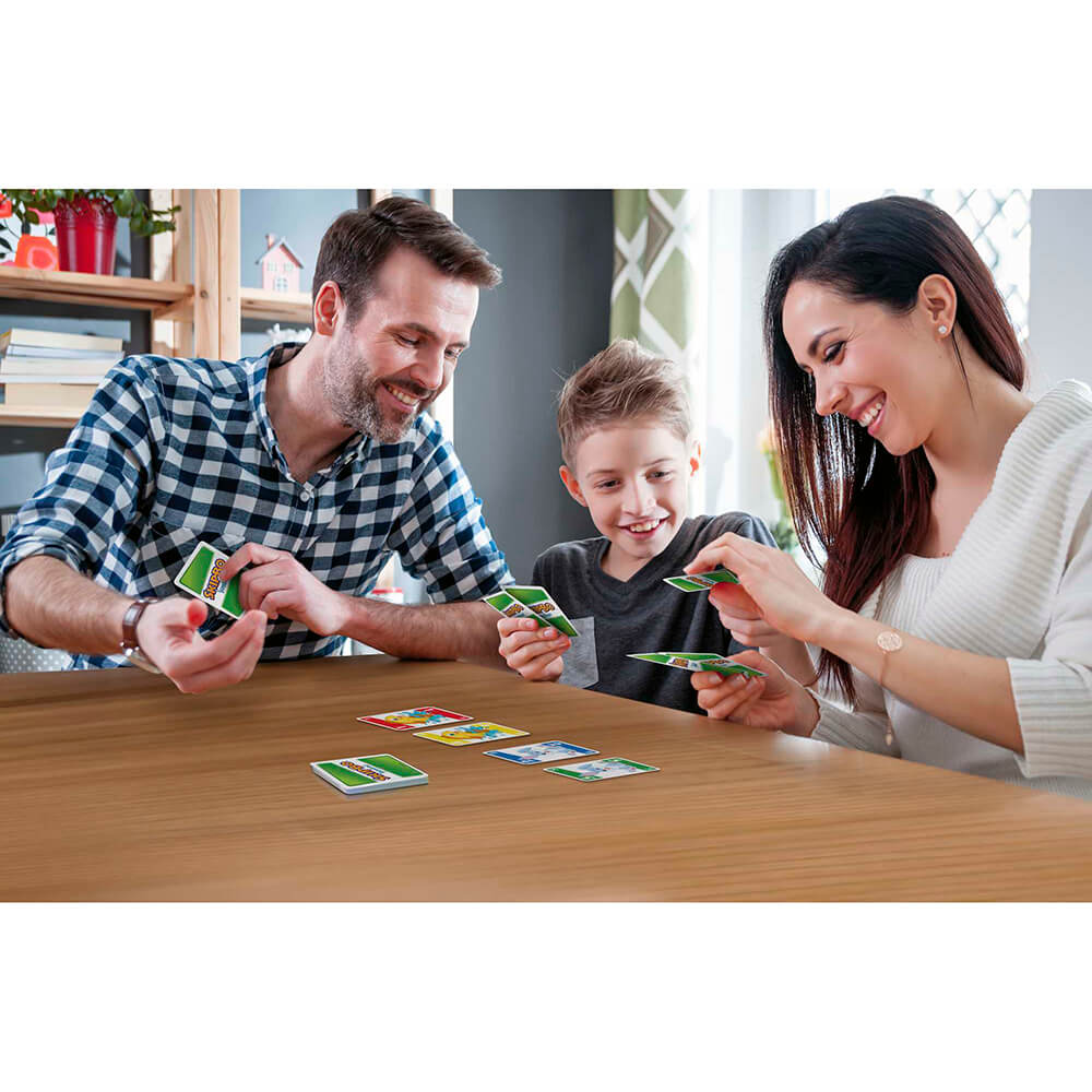 Family playing Skip-Bo Junior Game