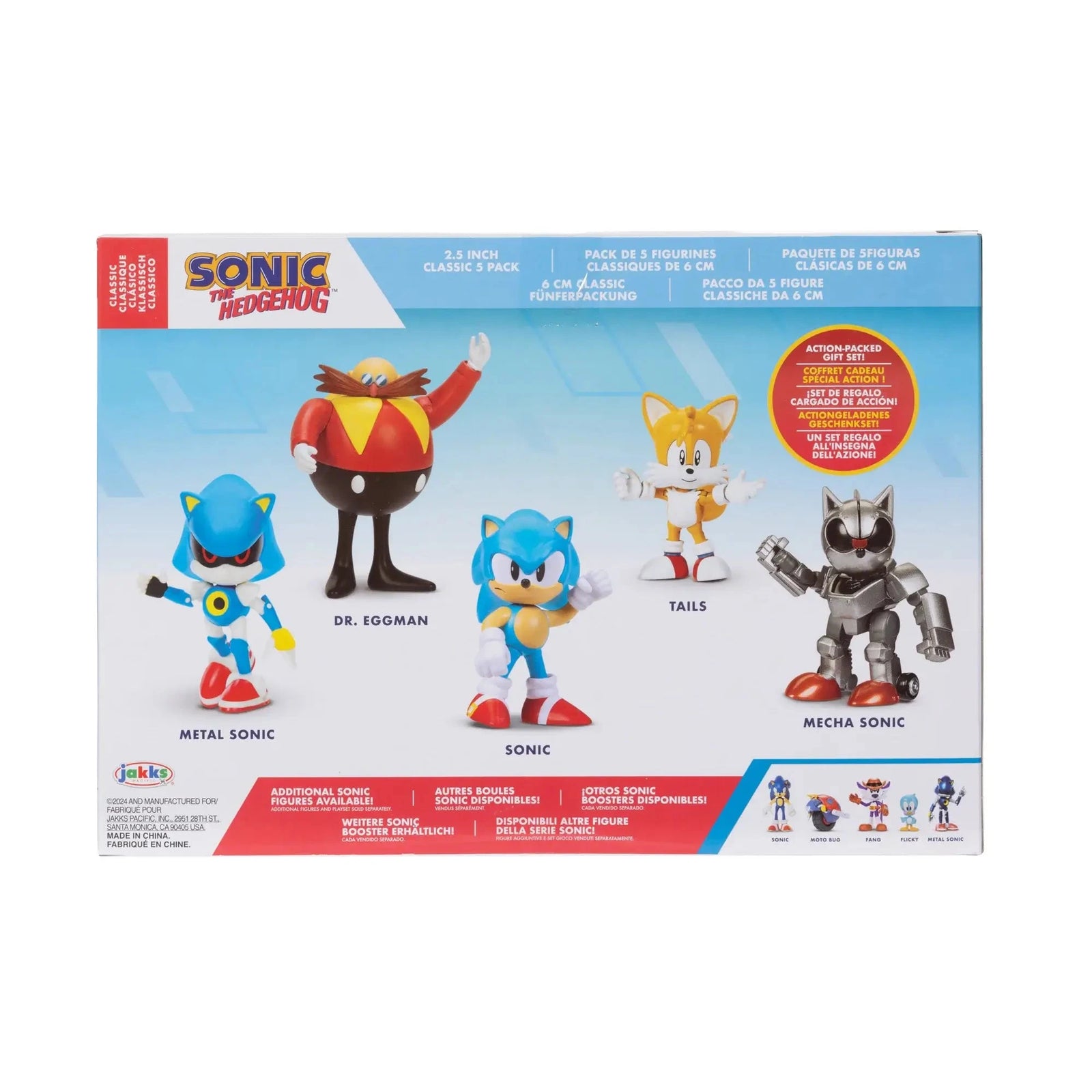 Sonic The Hedgehog Classic Collection 2.5 Inch Action Figure 5-Pack