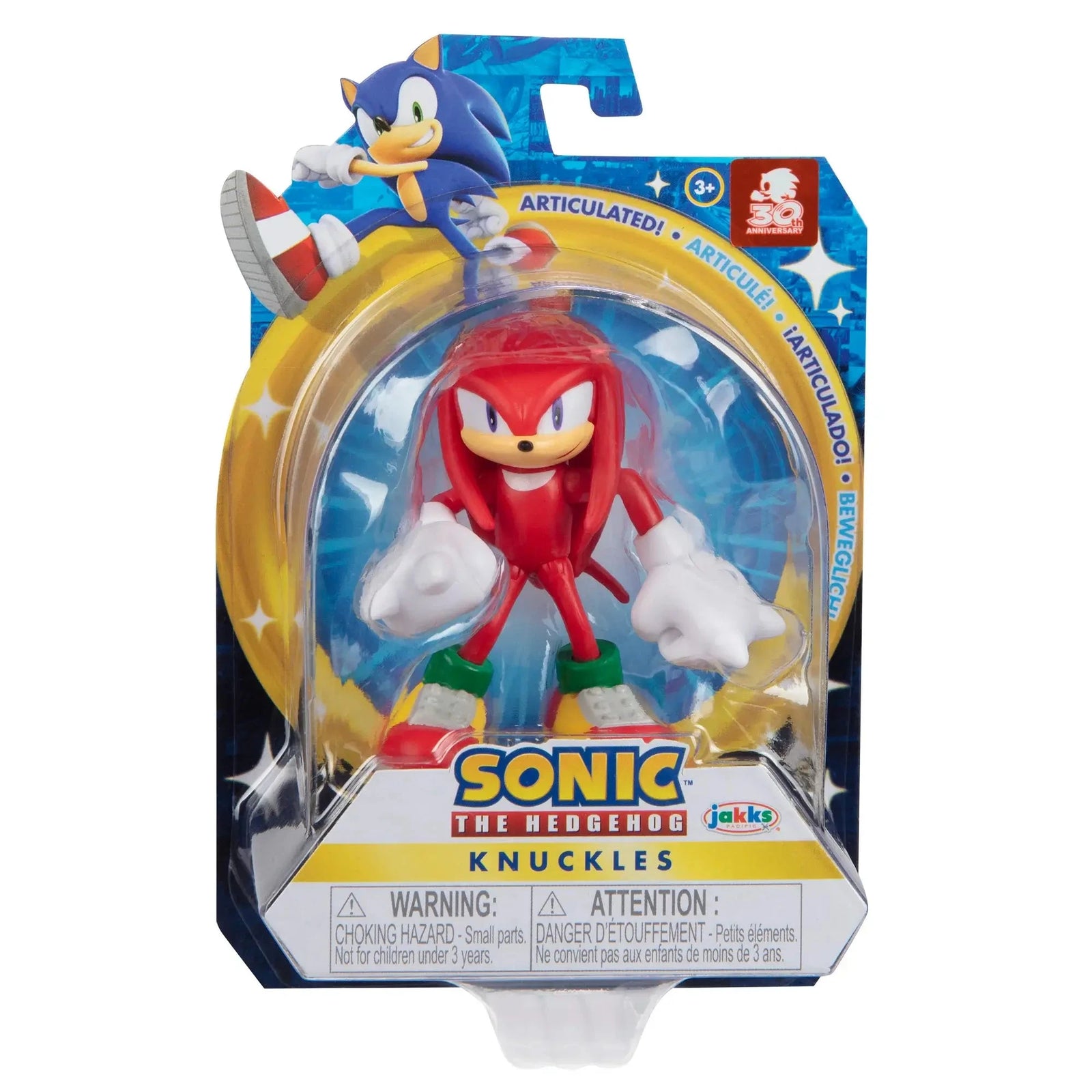 Sonic The Hedgehog Wave 4 Knuckles 2.5 Inch Mini Figure