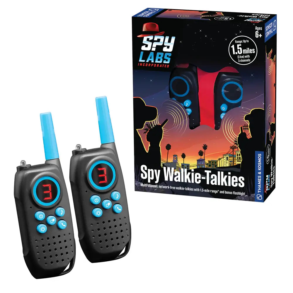 Spy Labs Spy Walkie Talkies with package