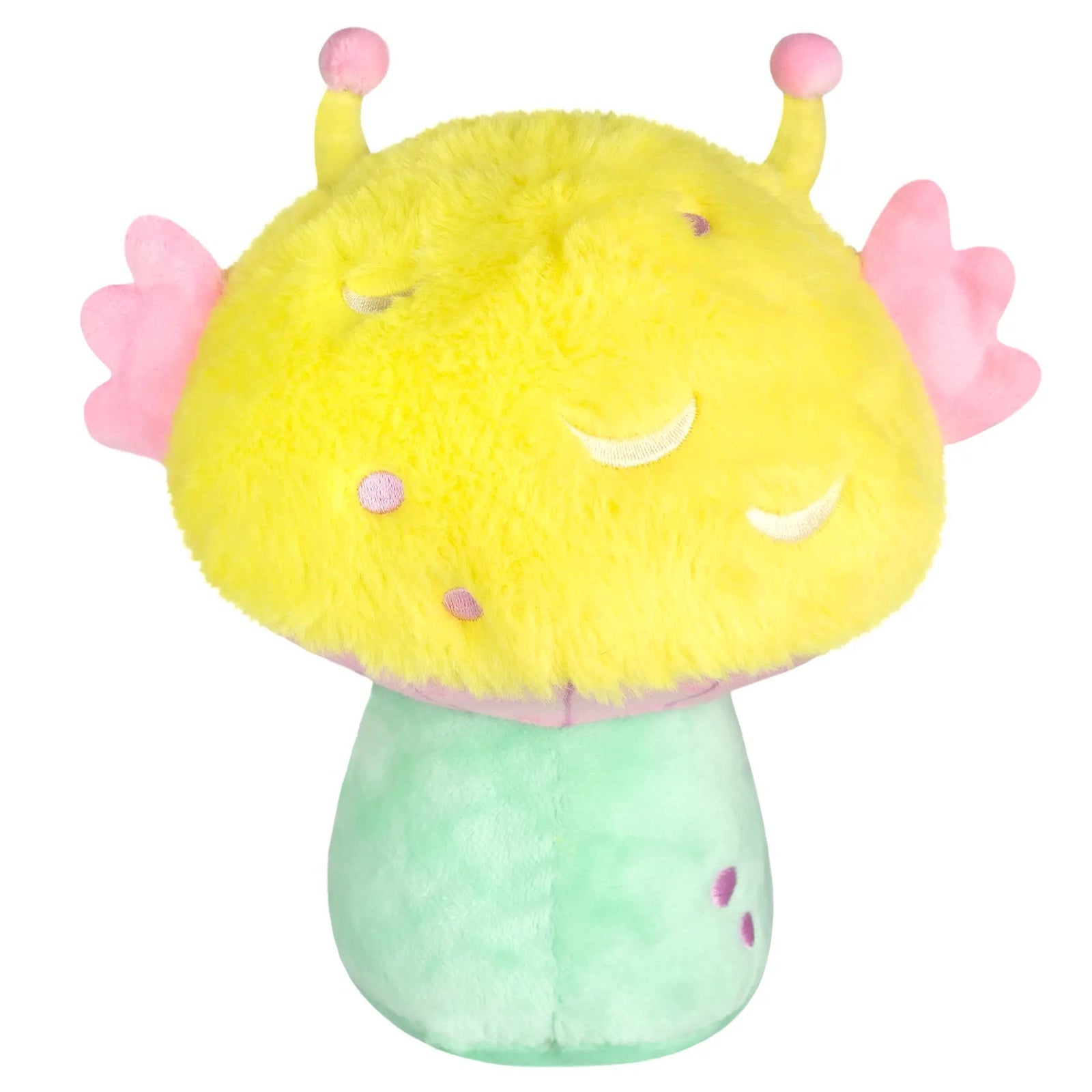 Rear view of the Mushroom Monster plush