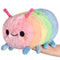 Squishable Mini Rainbow Caterpillar Plush being held in someone's hand.