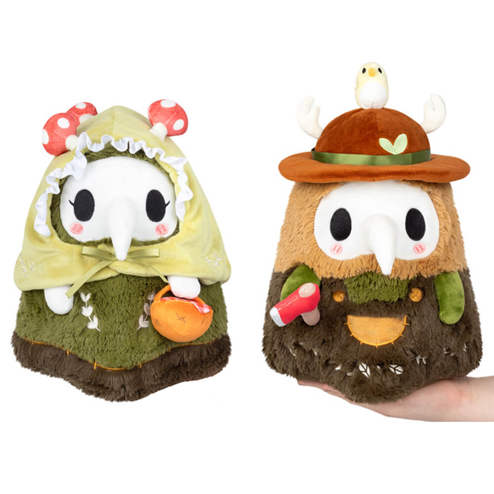 Squishable Mini Woodland Plague Doctor & Nurse Plush Set